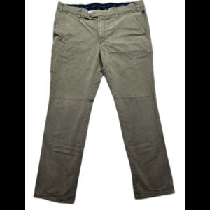 Bruhl Pants Mens‎ Size 36 Regular Grey Cotton Stretch Plus Jean Chino Zip Fly